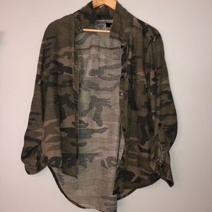 Camo Button up